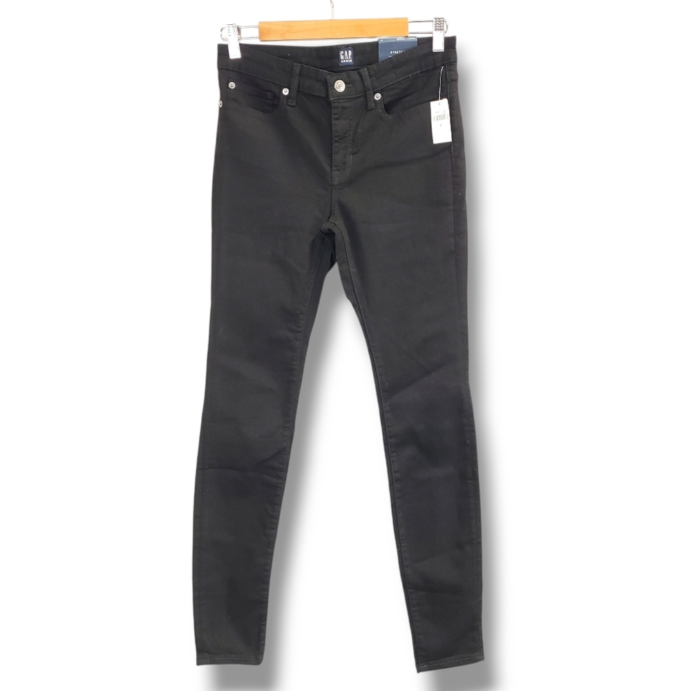 GAP Black Forever Legging Mid-rise Super Skinny Jeggings Size 28